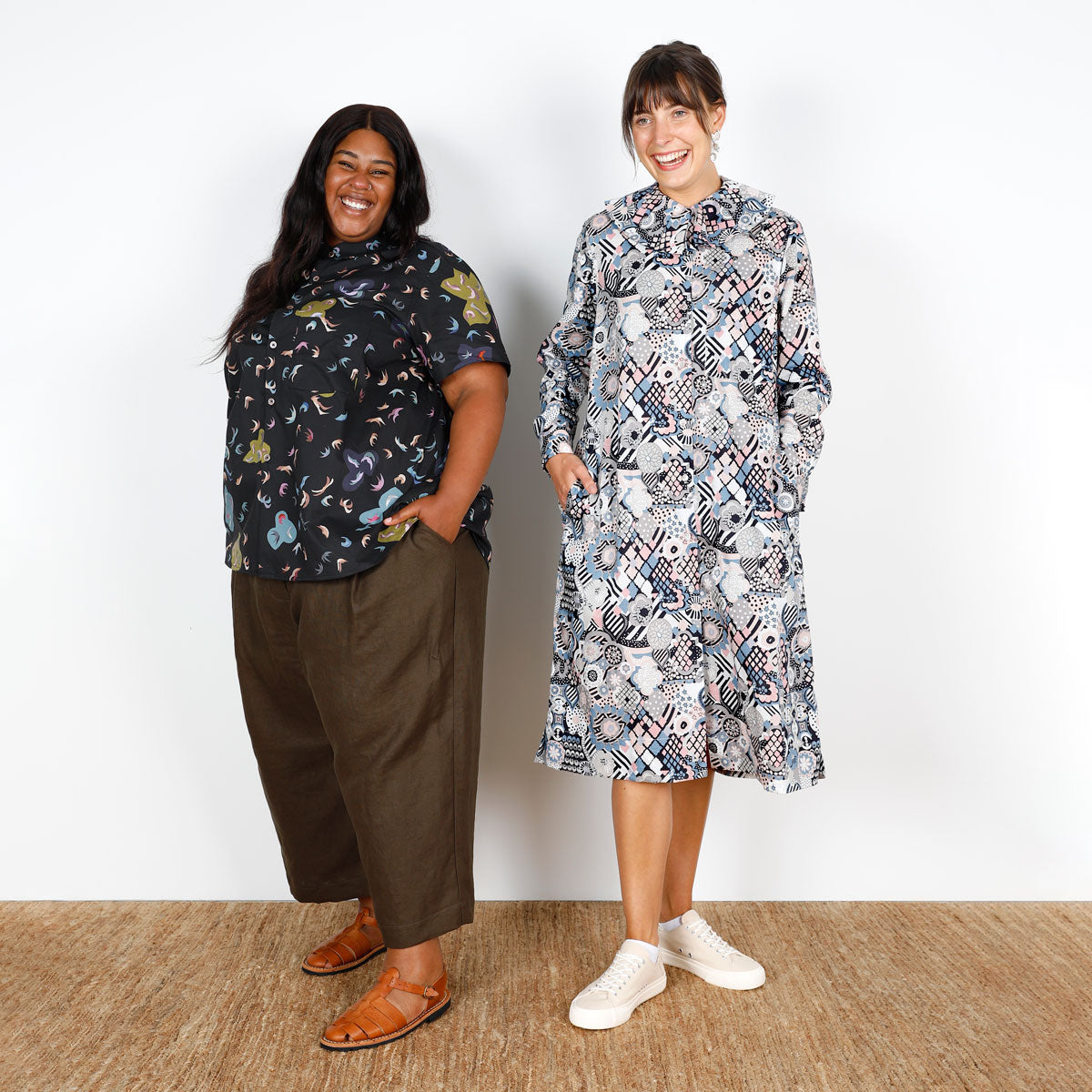 Make by TFS — Bloom Shirt + Dress in Liberty Tana Lawn