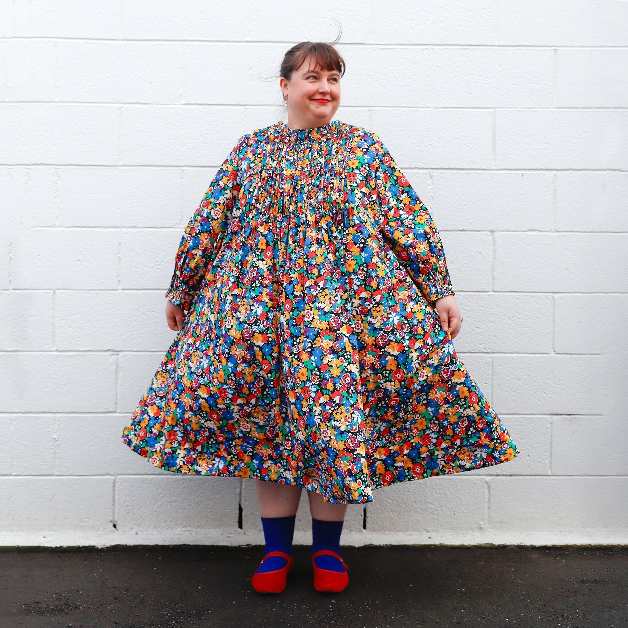 Staff Made — Charlotte's Liberty Garden Dress – The Fabric Store