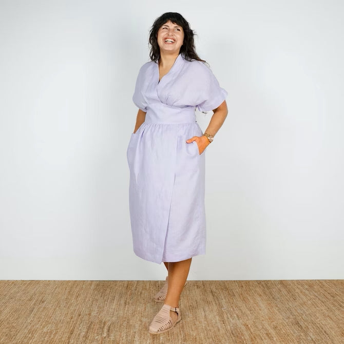 Pattern Reviews Helena Wrap Dress The Fabric Store Pattern Reviews Helena Wrap Dress The Fabric Store