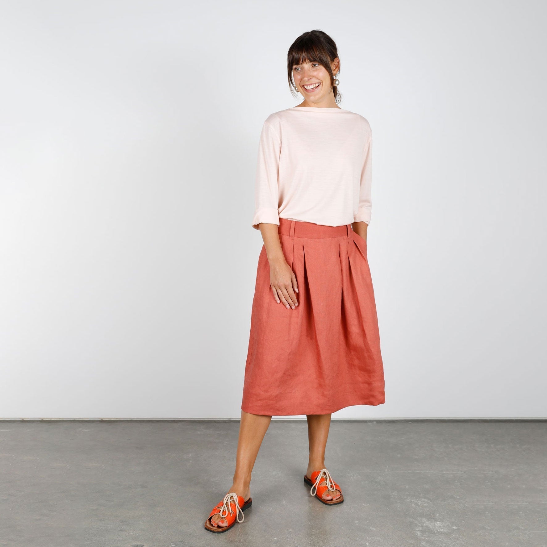 Make by TFS — August Skirt in Heavyweight Linen