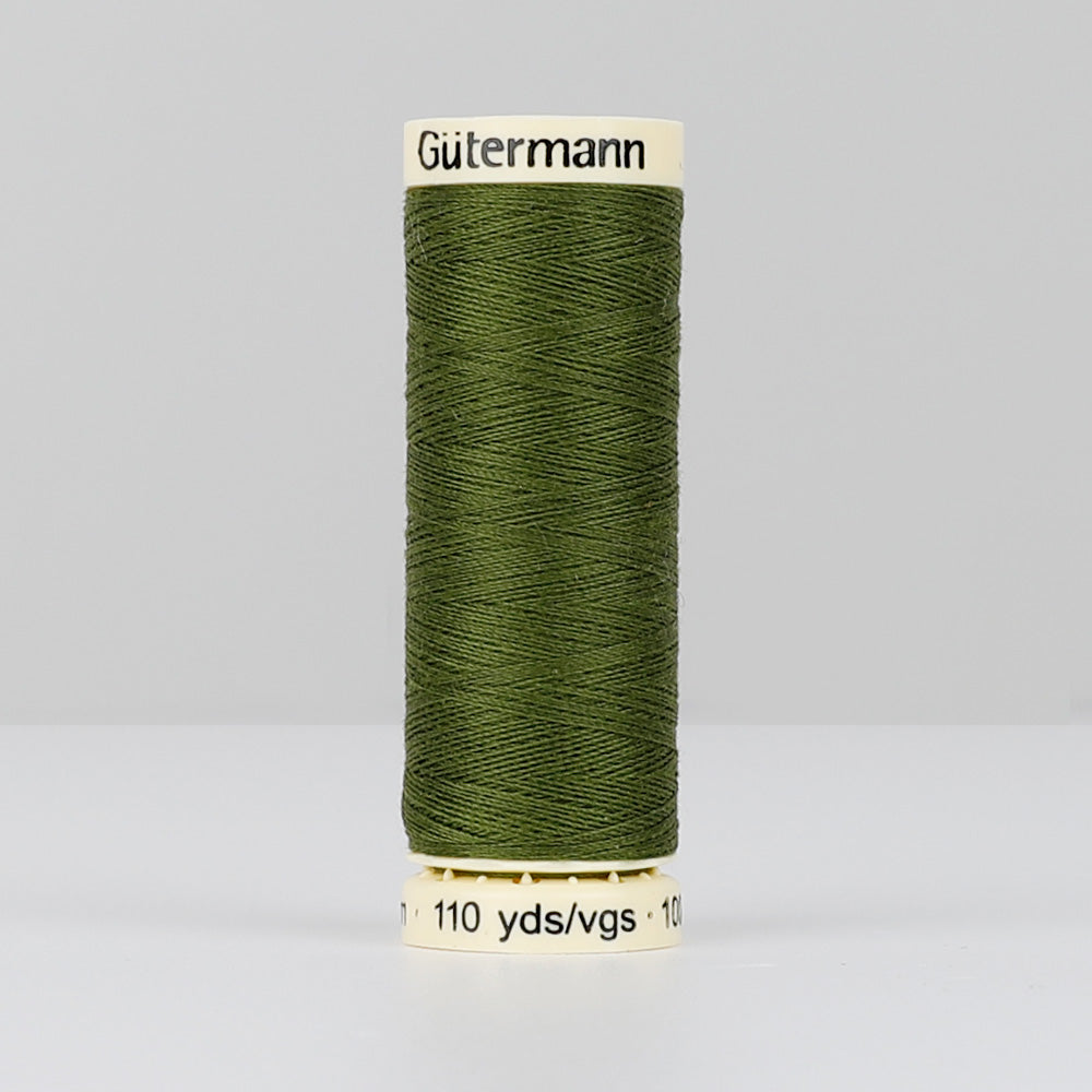 Gutermann Sew-All Thread - 585 - Caper Linen / Avocado Merino