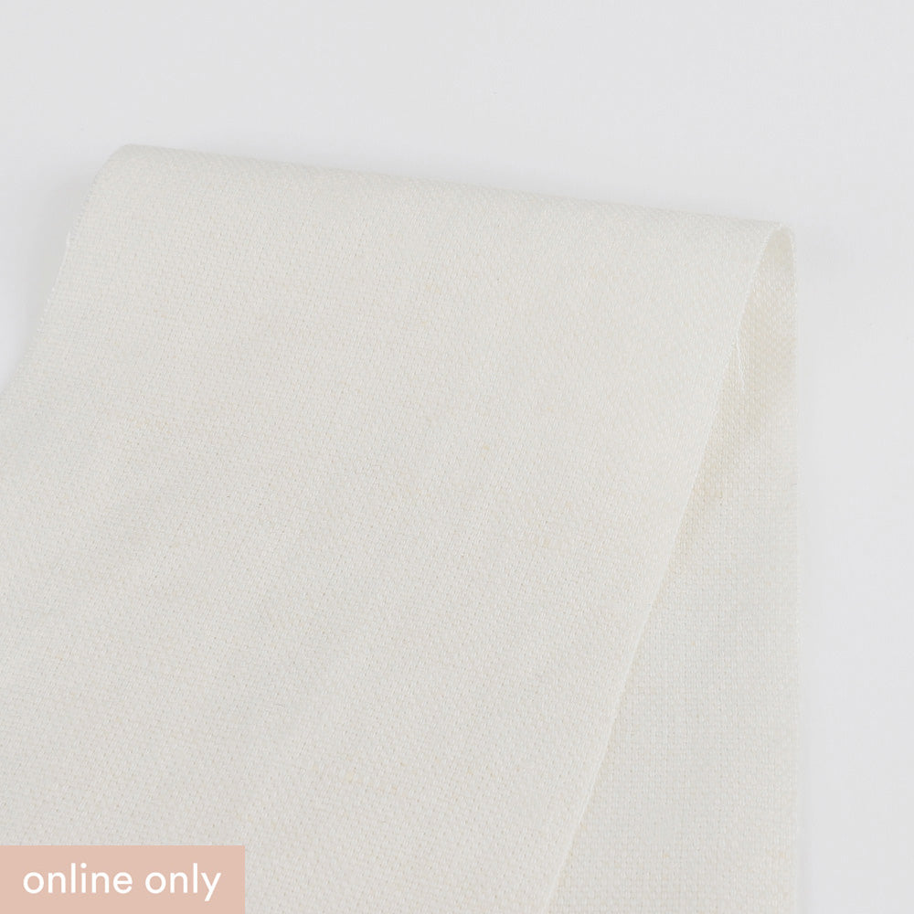 Tumbled Linen Canvas - Light Cream