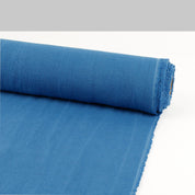 Tumbled Basketweave Linen - Cerulean