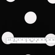 Big Spot Stretch Cotton Poplin - Black