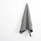 Stepped 2 Tone Heavyweight Cotton - Black