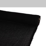 Crinkle Gauze - Black