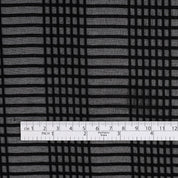 Sheer Check Silk - Black