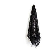 Floral Sequin Lace - Black