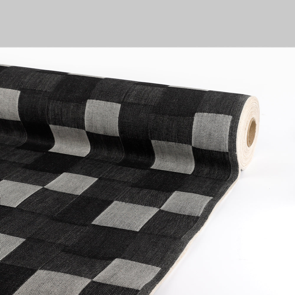 12oz Patchwork Denim - Black