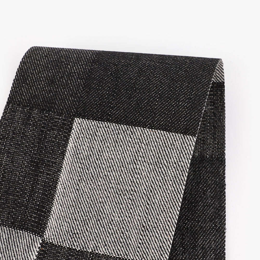 12oz Patchwork Denim - Black