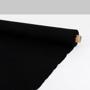Stretch Viscose / Nylon 6x4 Rib - Black