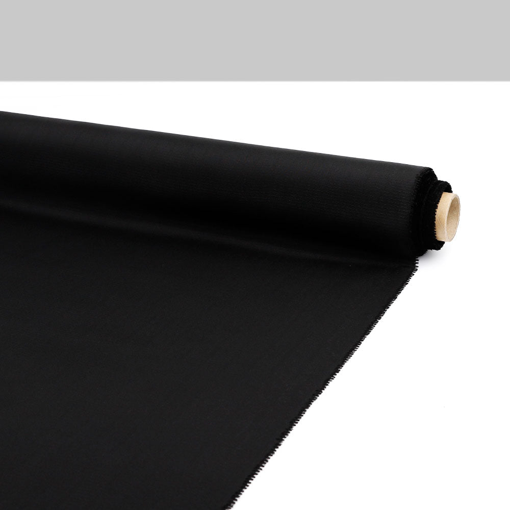 Secret Self Stripe Silk / Viscose - Black