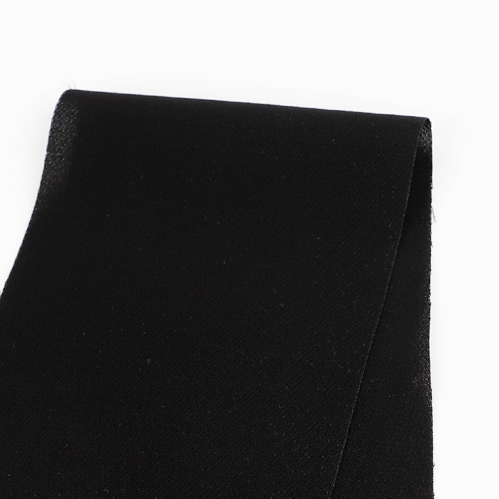 Viscose Twill Double Georgette - Black