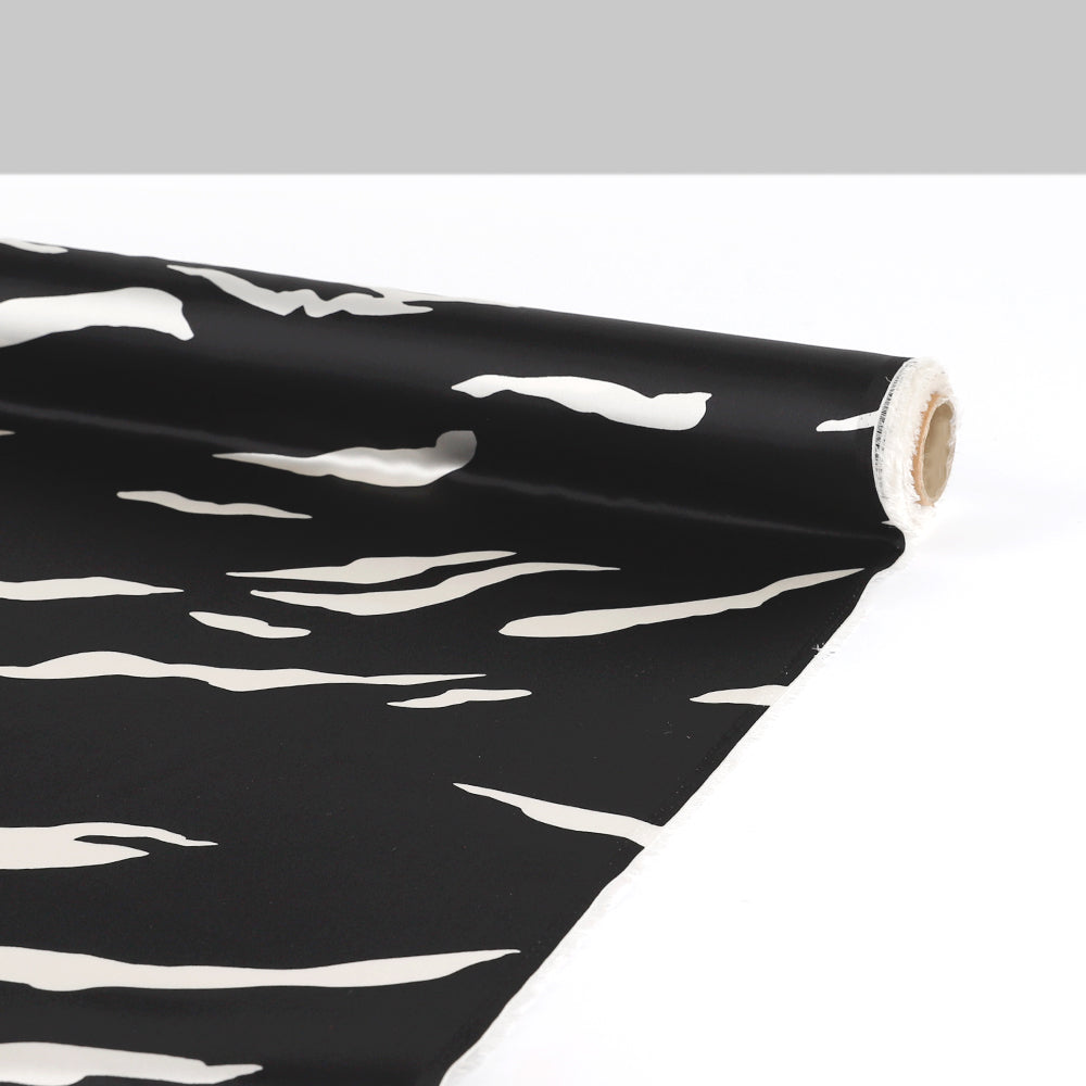 Cloud Silk Satin - Black