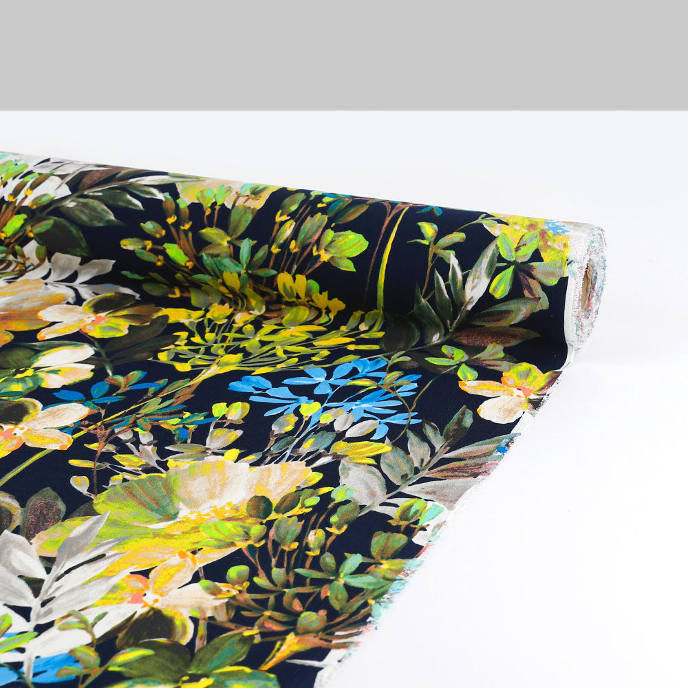 Wintergarden Sateen Double Georgette - Night