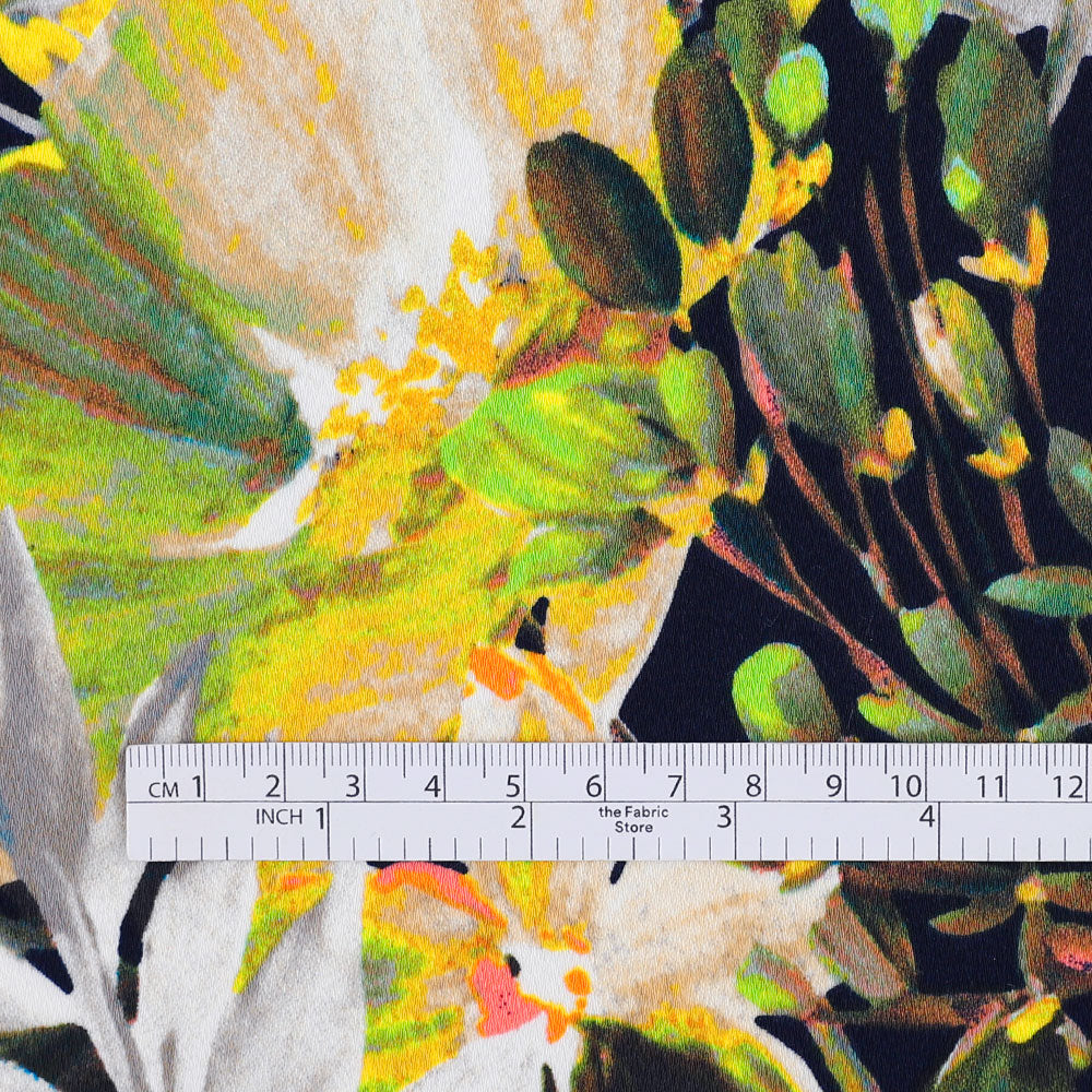 Wintergarden Sateen Double Georgette - Night