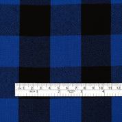 Buffalo Check Rayon - Blue