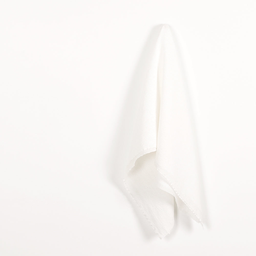 Camelia Cloque Silk Jacquard - Snow