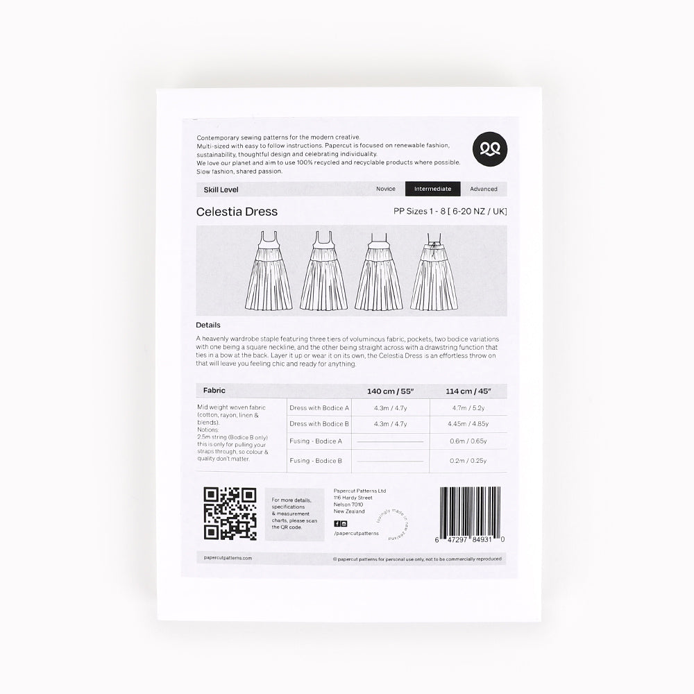 Papercut Pattern - Celestia Dress