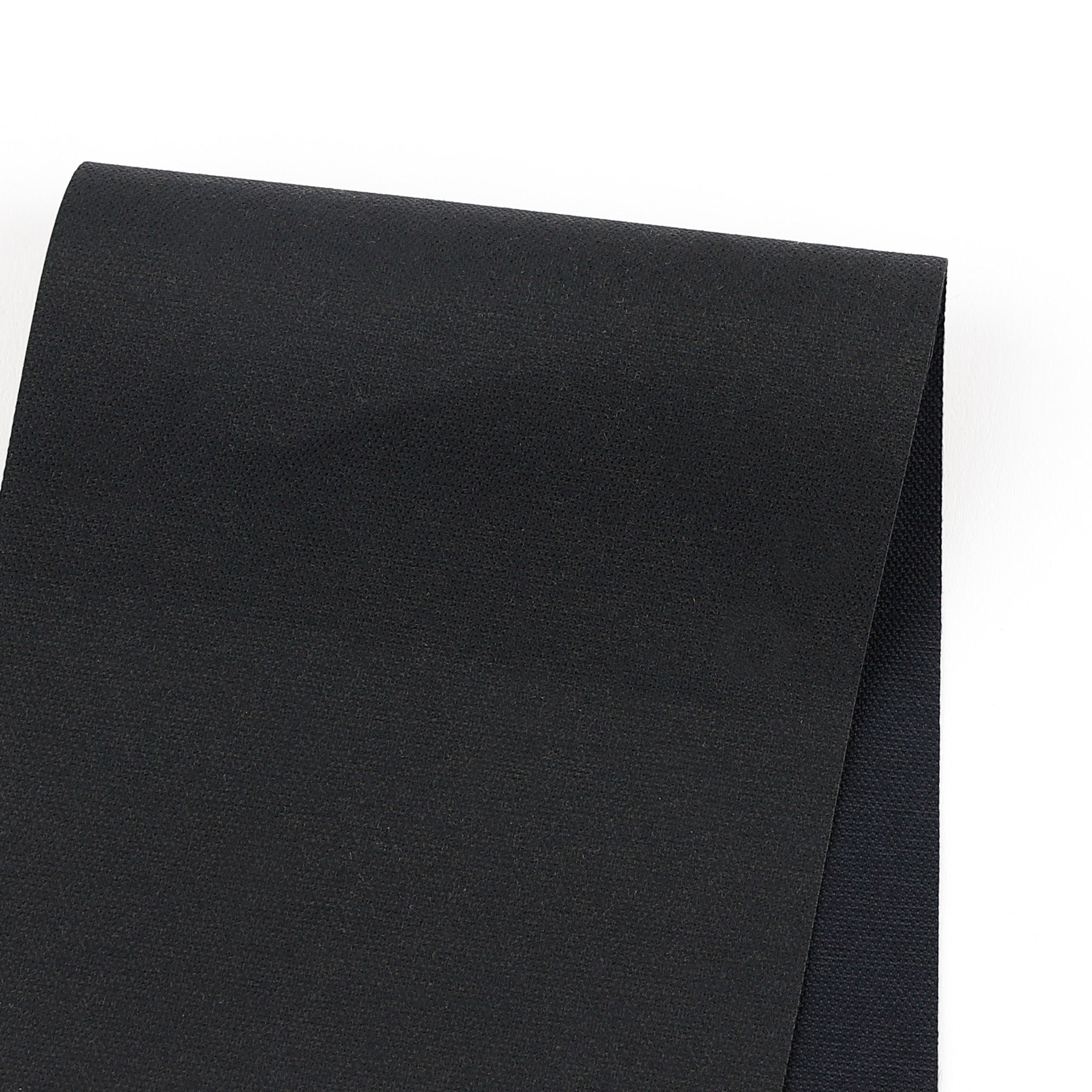 Coated Cotton Canvas - Navy