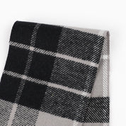 Cotton Twill Plaid Flannelette - Light Grey Mix