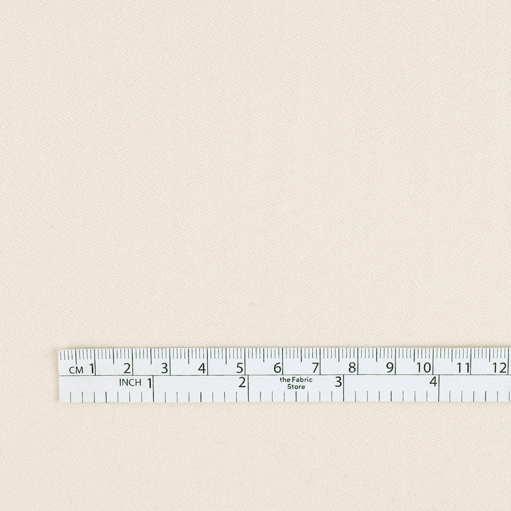 Stretch Poly Crepe Jersey - Soy