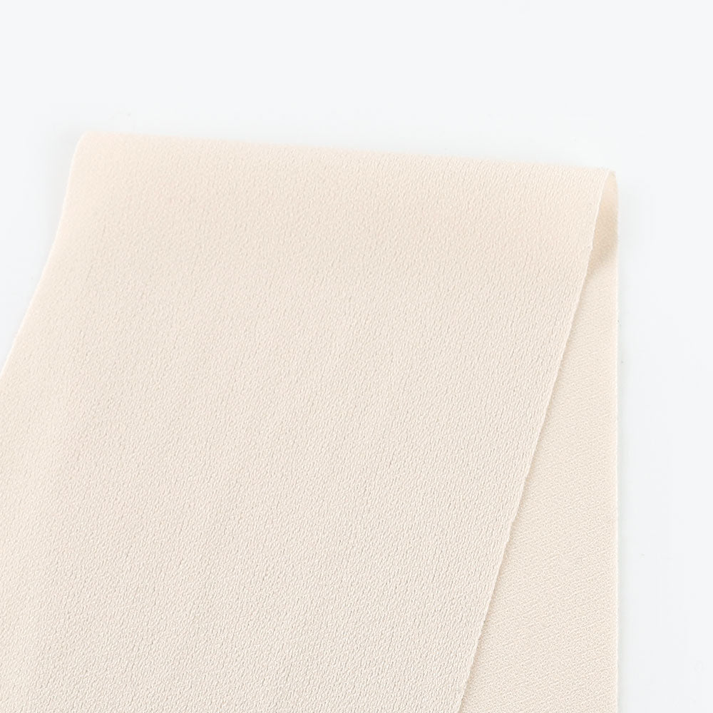 Stretch Poly Crepe Jersey - Soy
