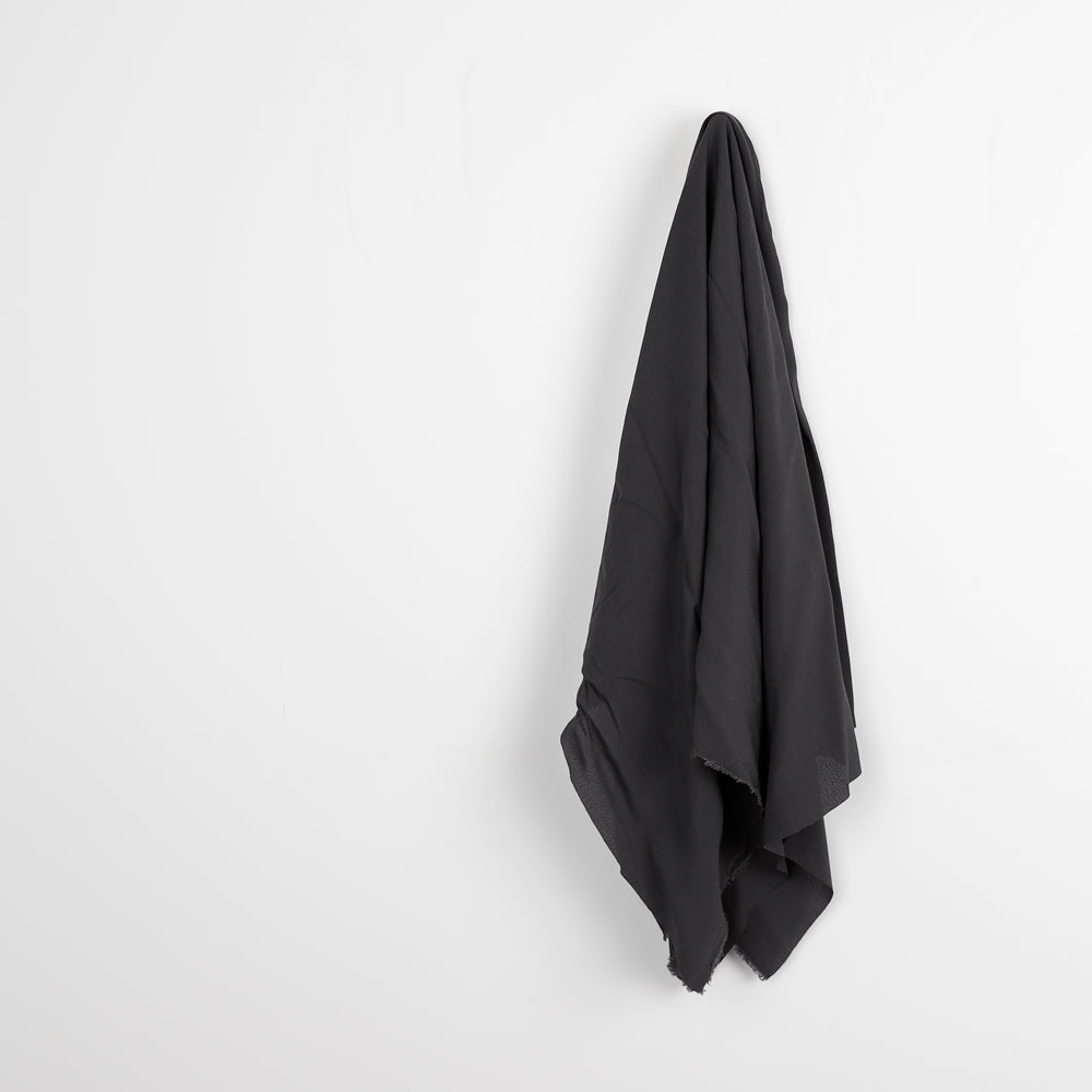 Rayon Crepe - Charcoal