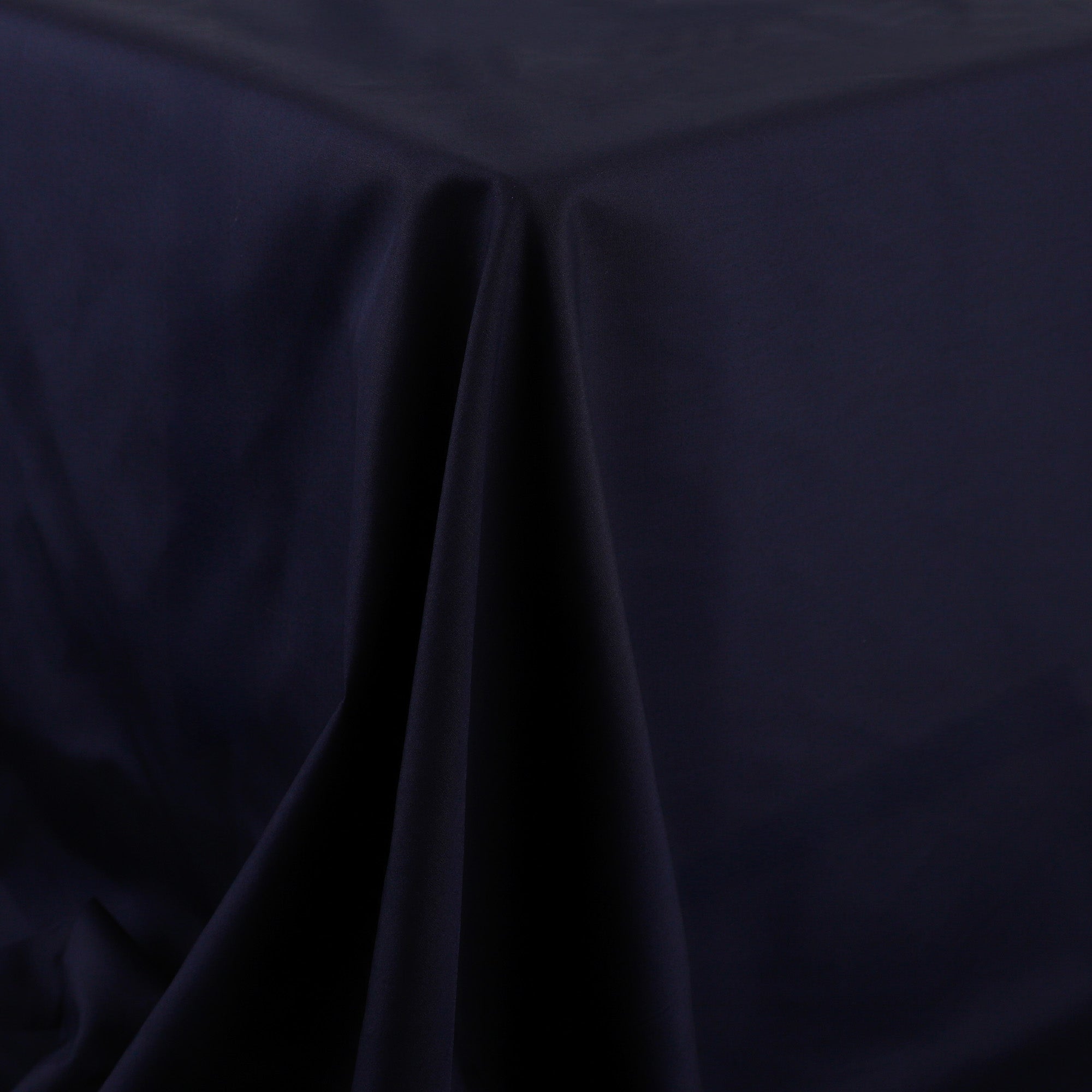 Lightweight Organic Cotton Poplin - Dark Navy