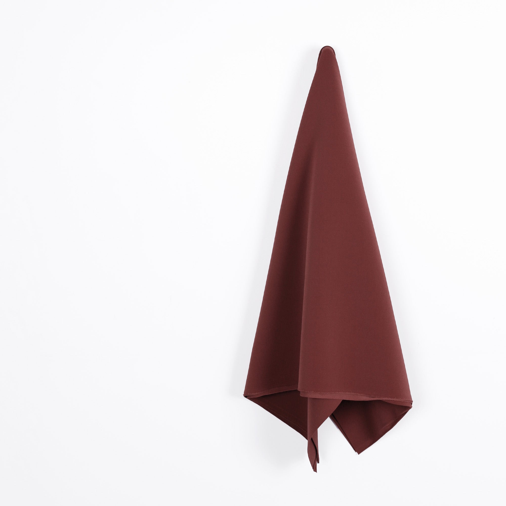 Double Faced Stretch Crepe Knit - Plum