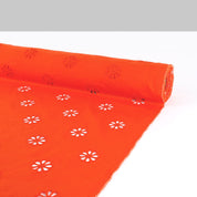 Daisy Cotton Broderie Anglaise - Firethorn