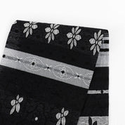 Cute Clematis Stripe Jacquard - Black