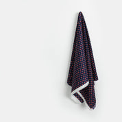 Dancing Squares Cupro / Cotton - Navy