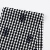 Bat Gingham Cotton - Black