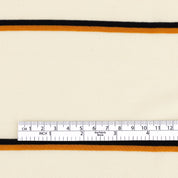 Double Stripe Tencel Jersey - Cream Mix