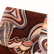 Eye Of The Strawberry Cotton Voile - Choc