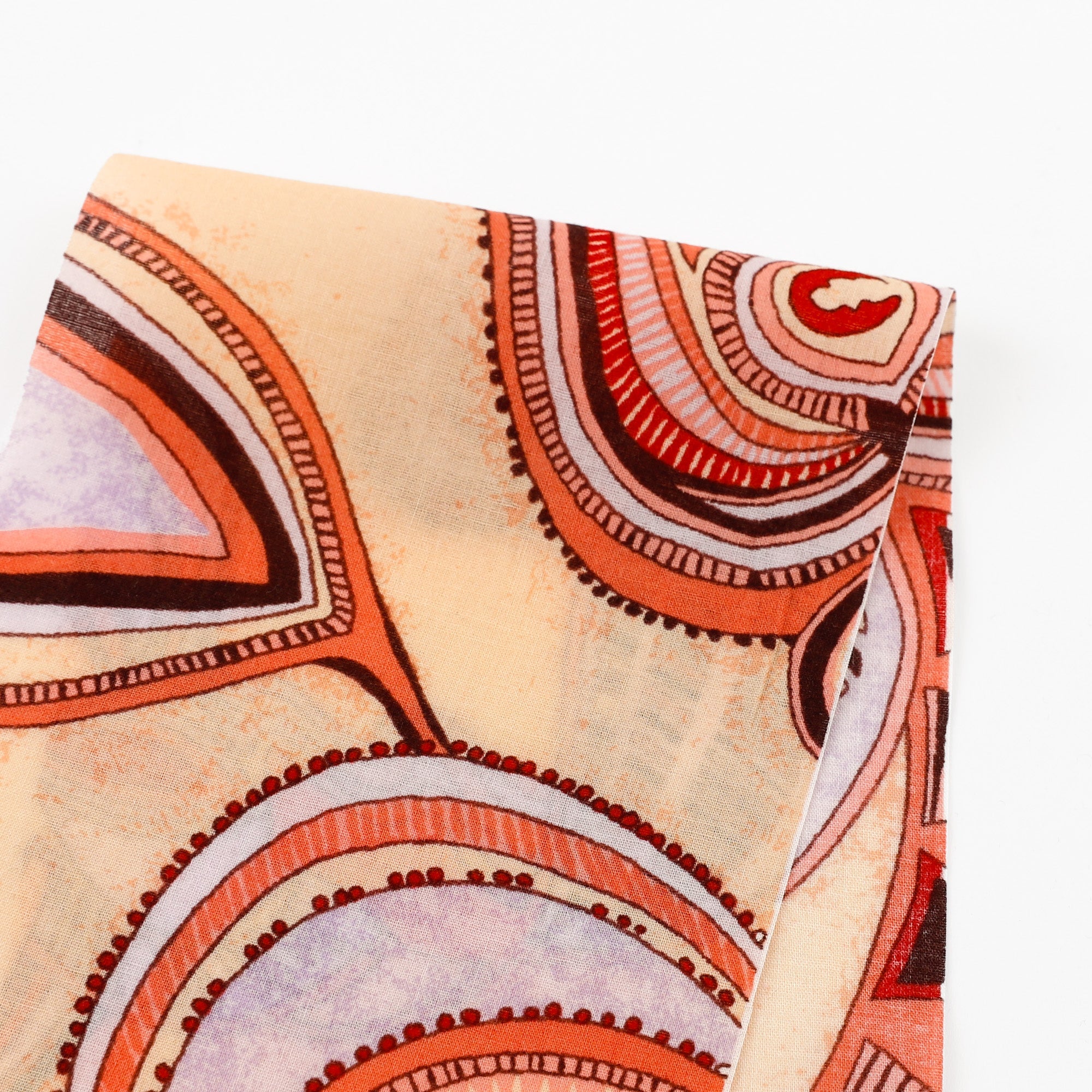 Eye Of The Strawberry Cotton Voile - Cream