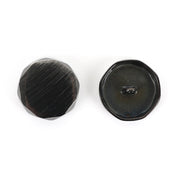 Faceted Metal Shank Button 23mm - Gunmetal