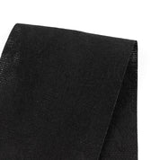 Fronds Jacquard Linen - Black