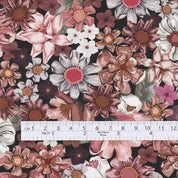 Flower Bed Silk Crepe de Chine - Blush