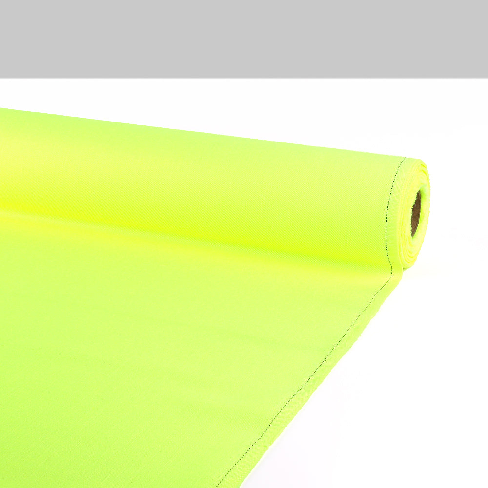 9oz Cotton Denim - Fluro Yellow