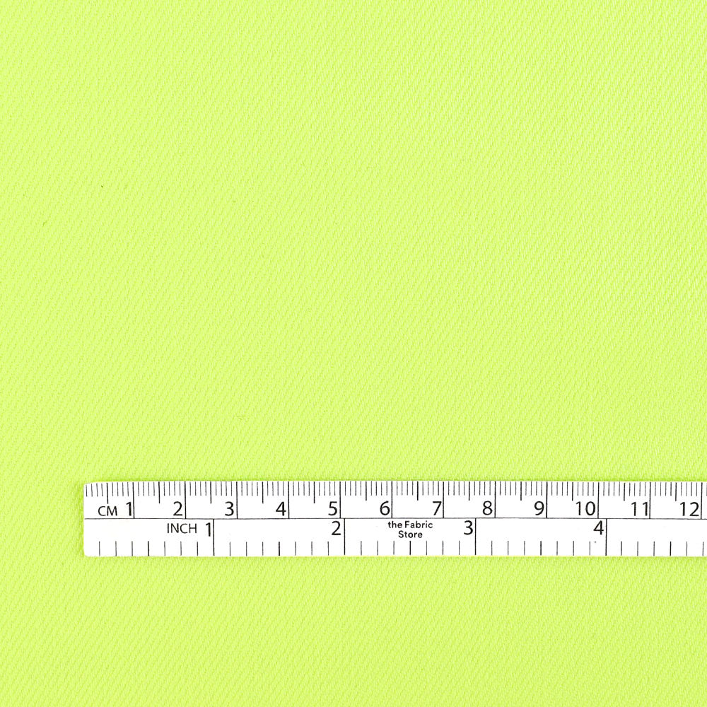 9oz Cotton Denim - Fluro Yellow