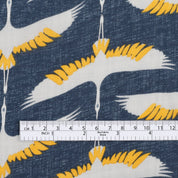 Stork Cotton / Viscose Muslin - Denim