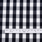 Lightweight Cotton Gingham - Dark Navy
