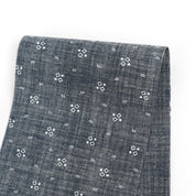 Geo Sprinkle Chambray - Dusty Navy