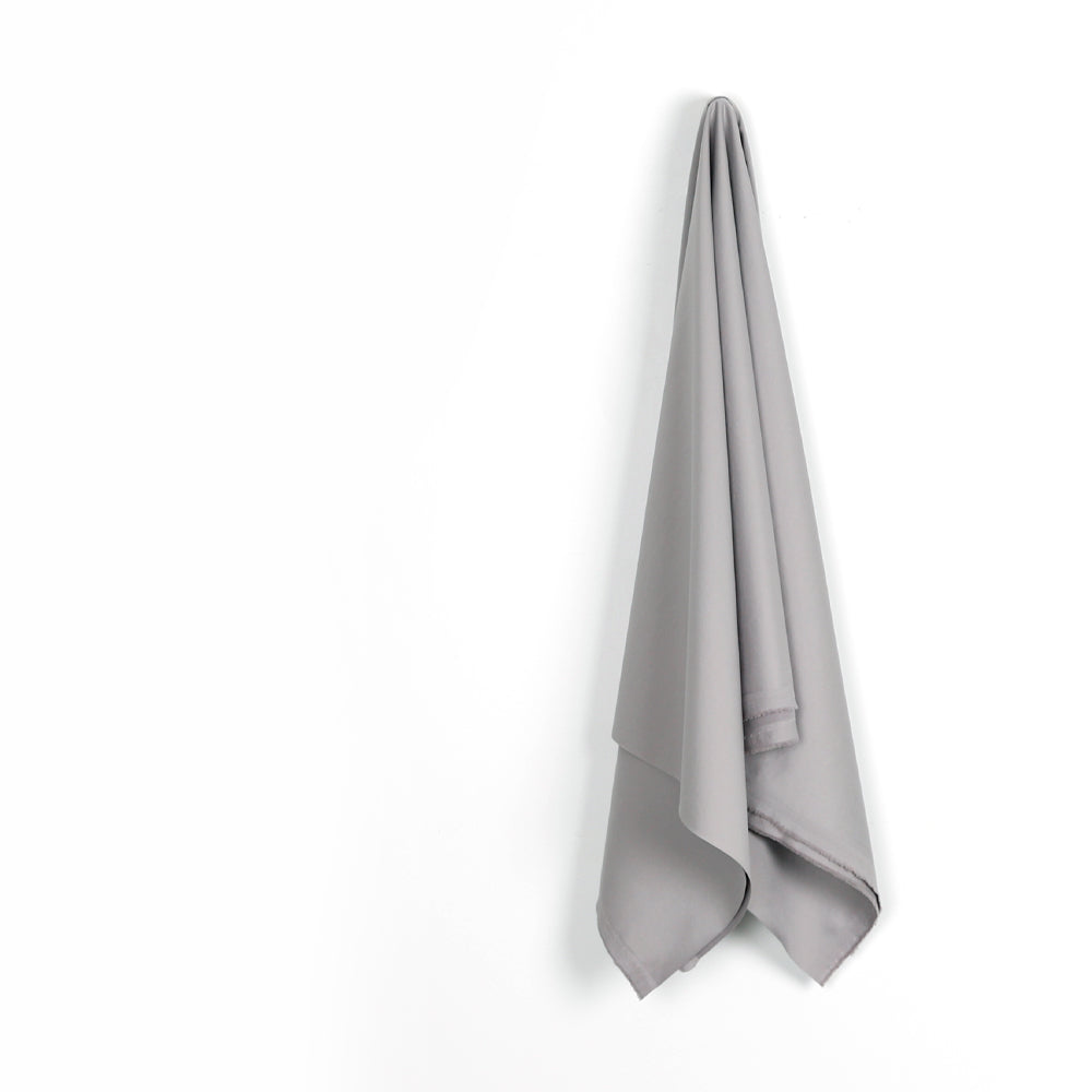 Stretch Cotton Sateen - Concrete