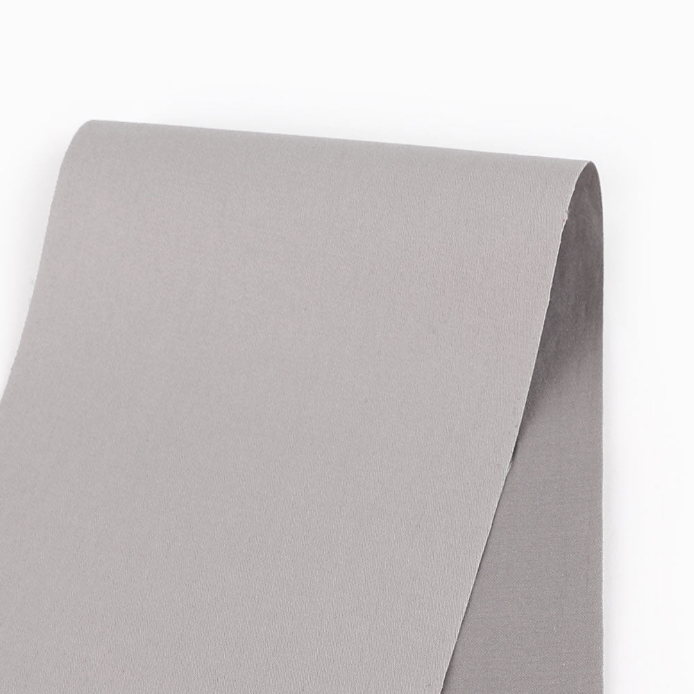 Stretch Cotton Sateen - Concrete