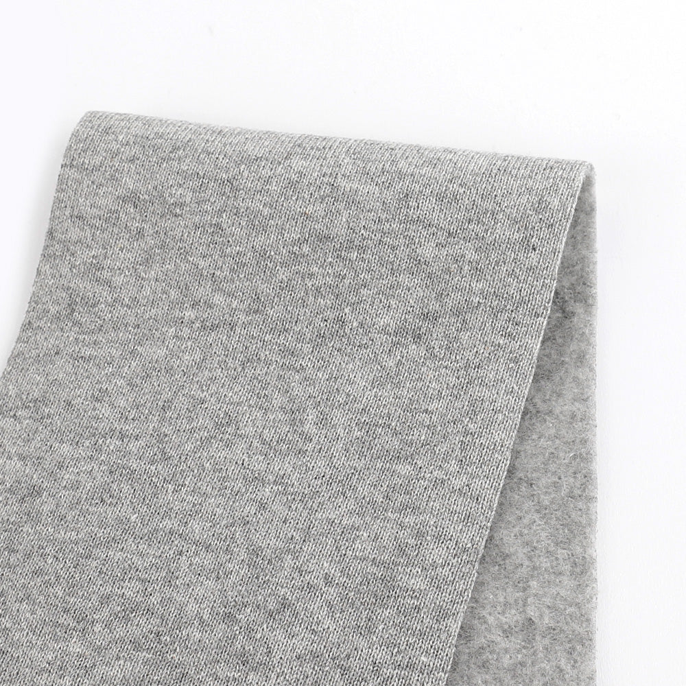 Poly Sweatshirting - Zinc Marle