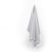 Ottoman Stripe Shirting - Black / White