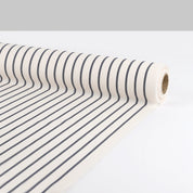 Hairline Pinstripe Cotton Twill - Ink